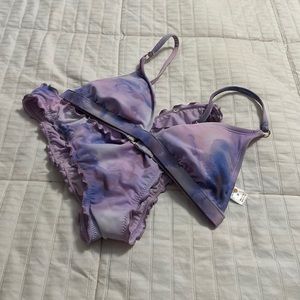 Shade & Shore Purple and Blue Bikini